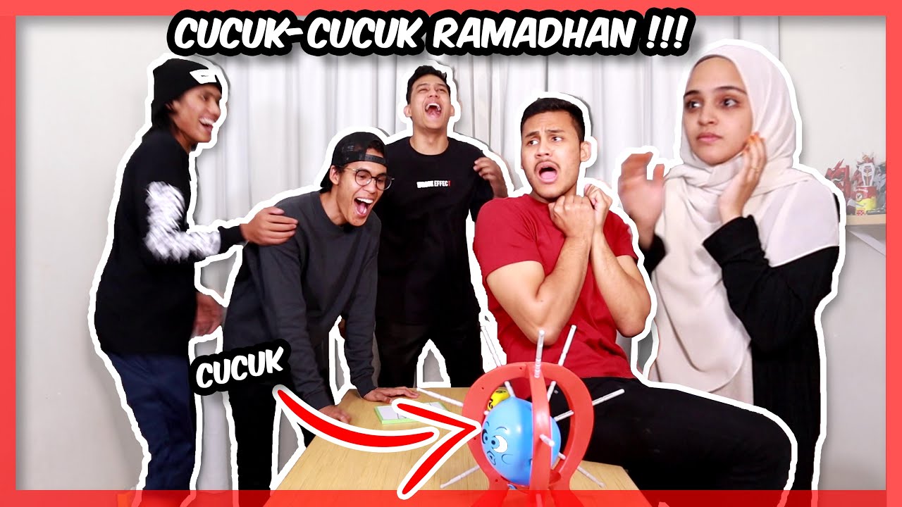 MAIN CUCUK-CUCUK DI MALAM RAMADHAN ?!! w/ Aisyah Habshee, Muhsin Yusni & Bros *Ramadhan Game Night*