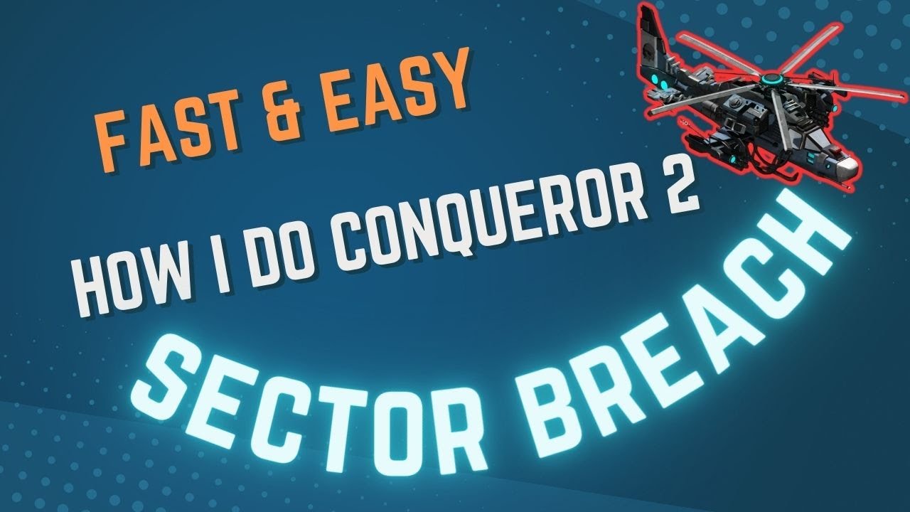 war commander sector breach  my way conqueror 2 easy and fast