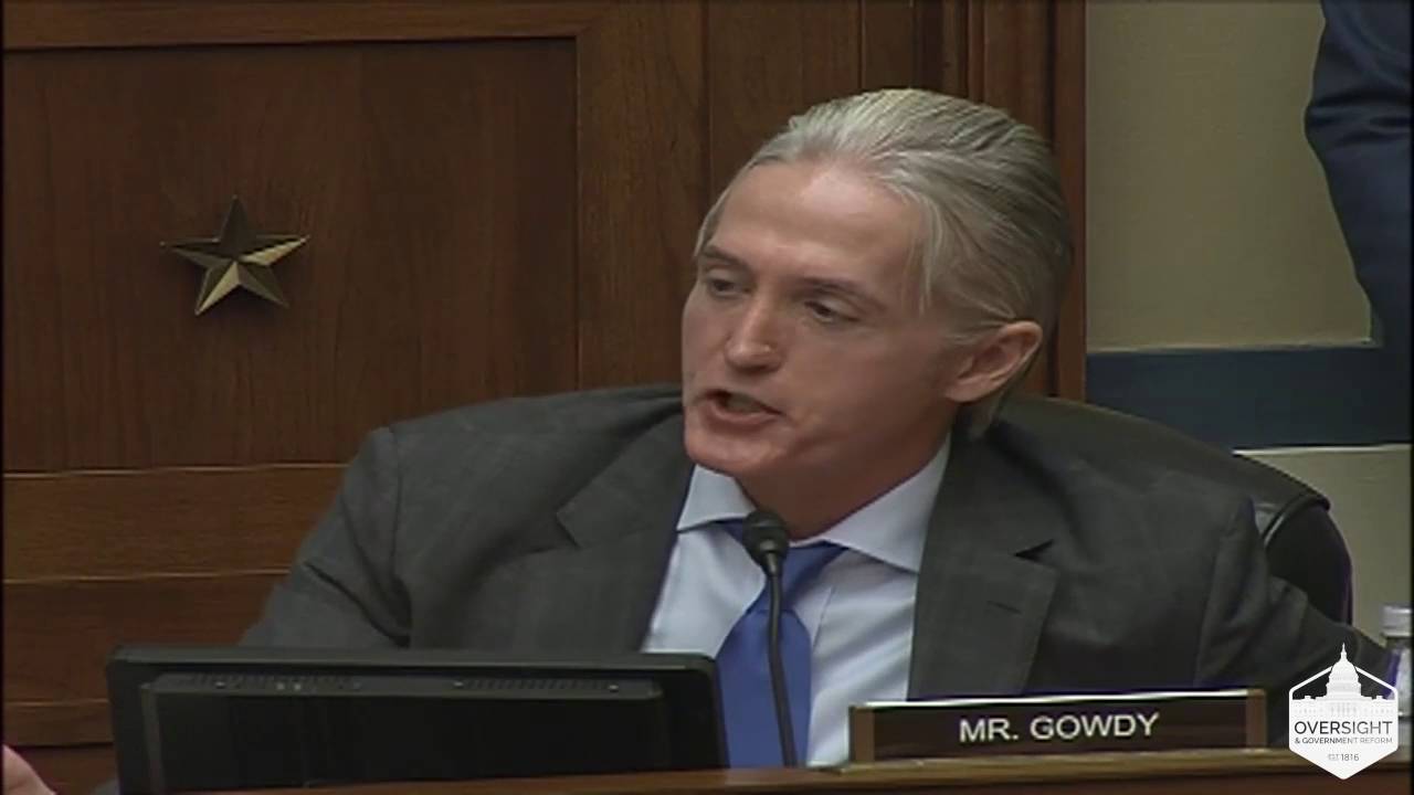 Gowdy: Witness Can't Pick and Choose Which Legal Process to Follow