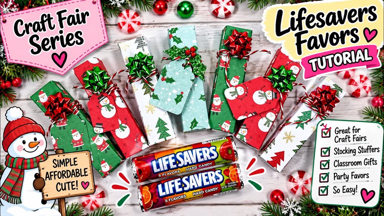 Craft Fair Series - Lifesavers Favors an easy craft! A DIY great for gifts!