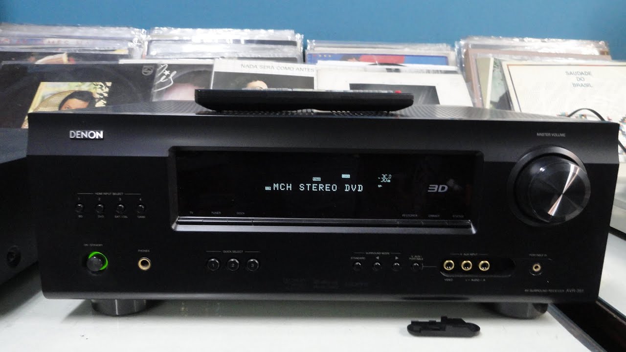 O Rei do Som - Receiver Denon AVR-391