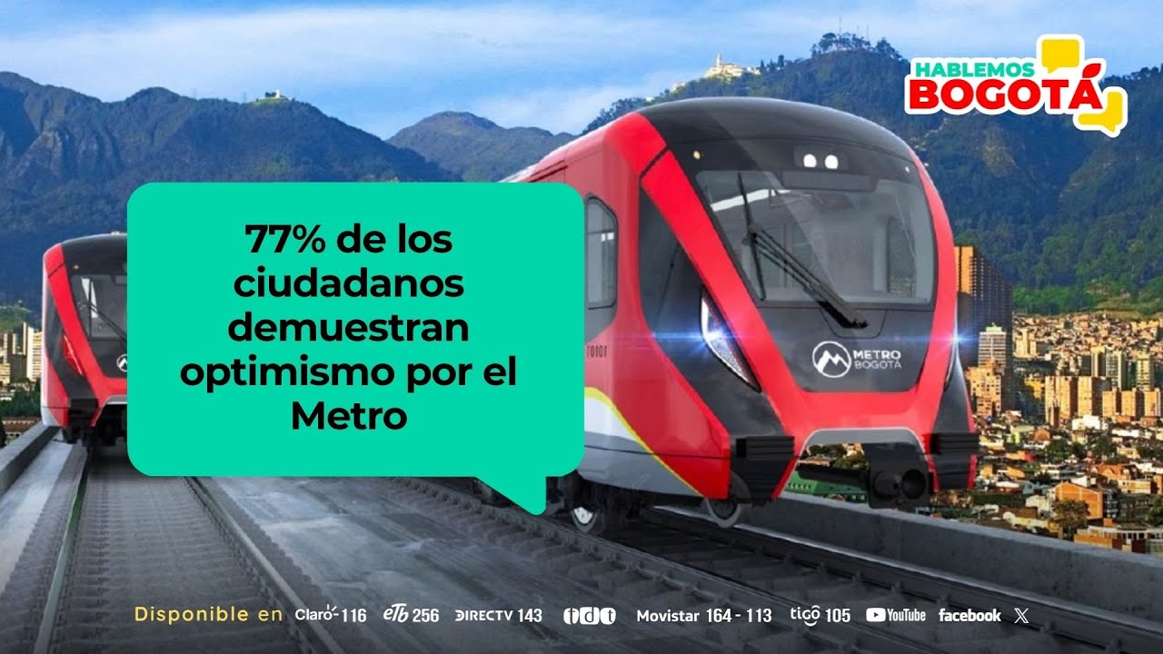 El Metro de Bogotá cada vez más cerca: la obra llega al 70% de avance | Hablemos Bogotá