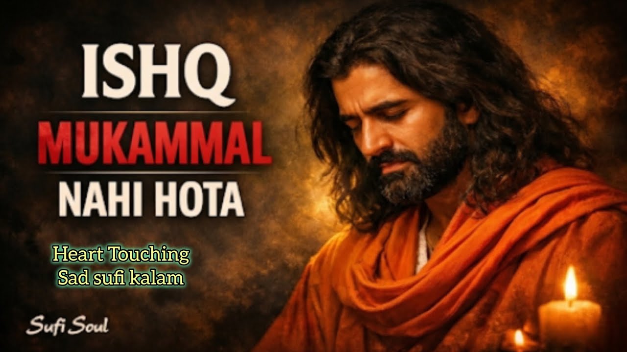Ishq Mukammal Nahi Hota 🕯️ | Dil Ko Chu Jane Wali Sufi Kalam | Salman Ruhani Kalam