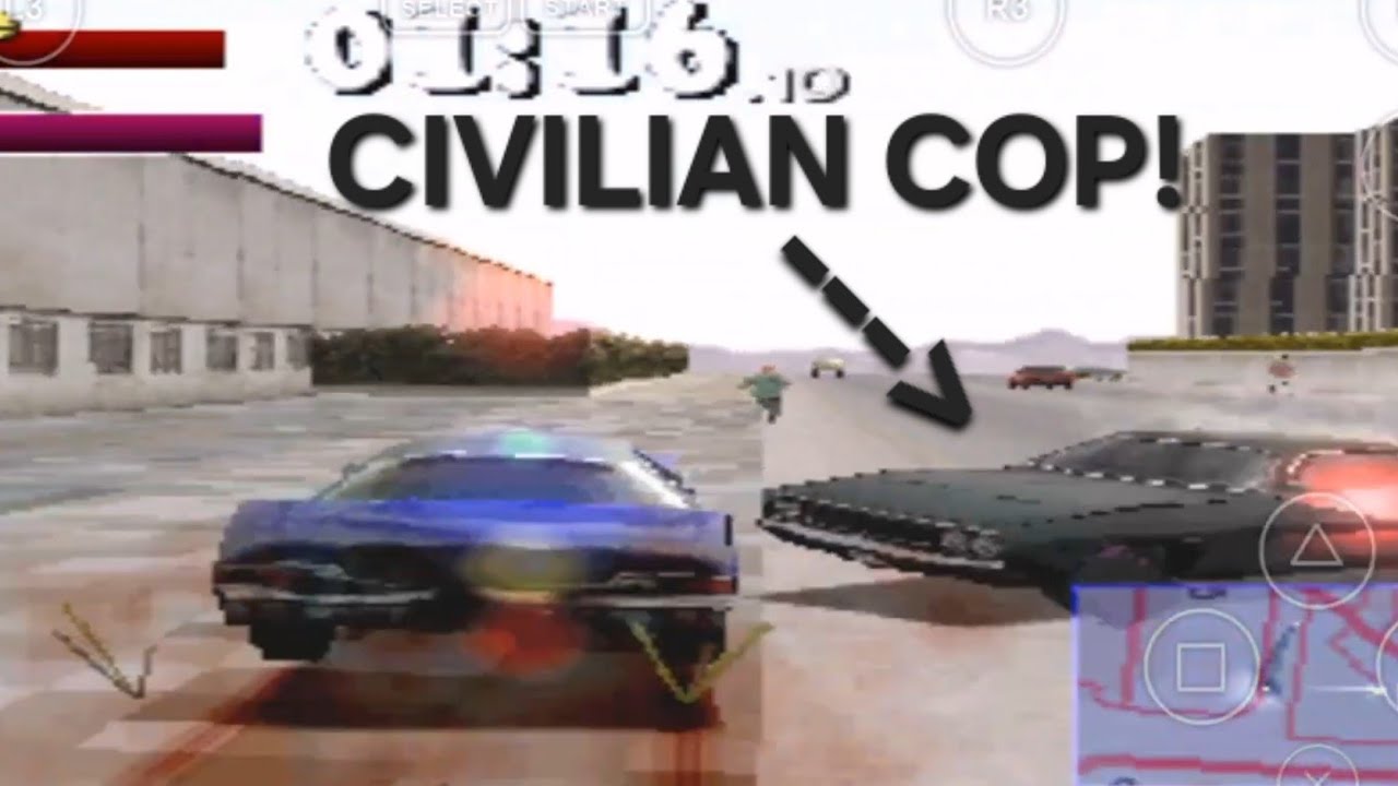 Driver 2 (FPse for Android) - Missions with Civilian Cop Cars + Facts