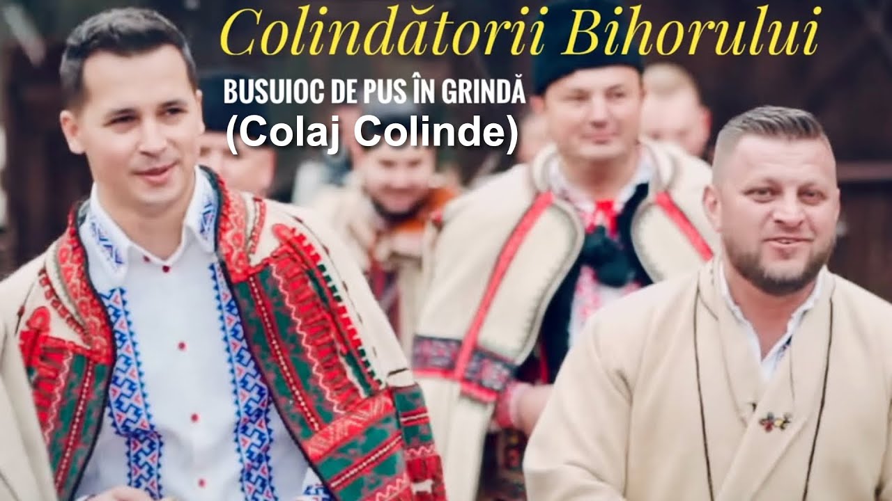Colindătorii Bihorului - BUSUIOC DE PUS ÎN GRINDĂ ❄️ Cele mai frumoase Colinde din Ardeal 🔔 | Colaj