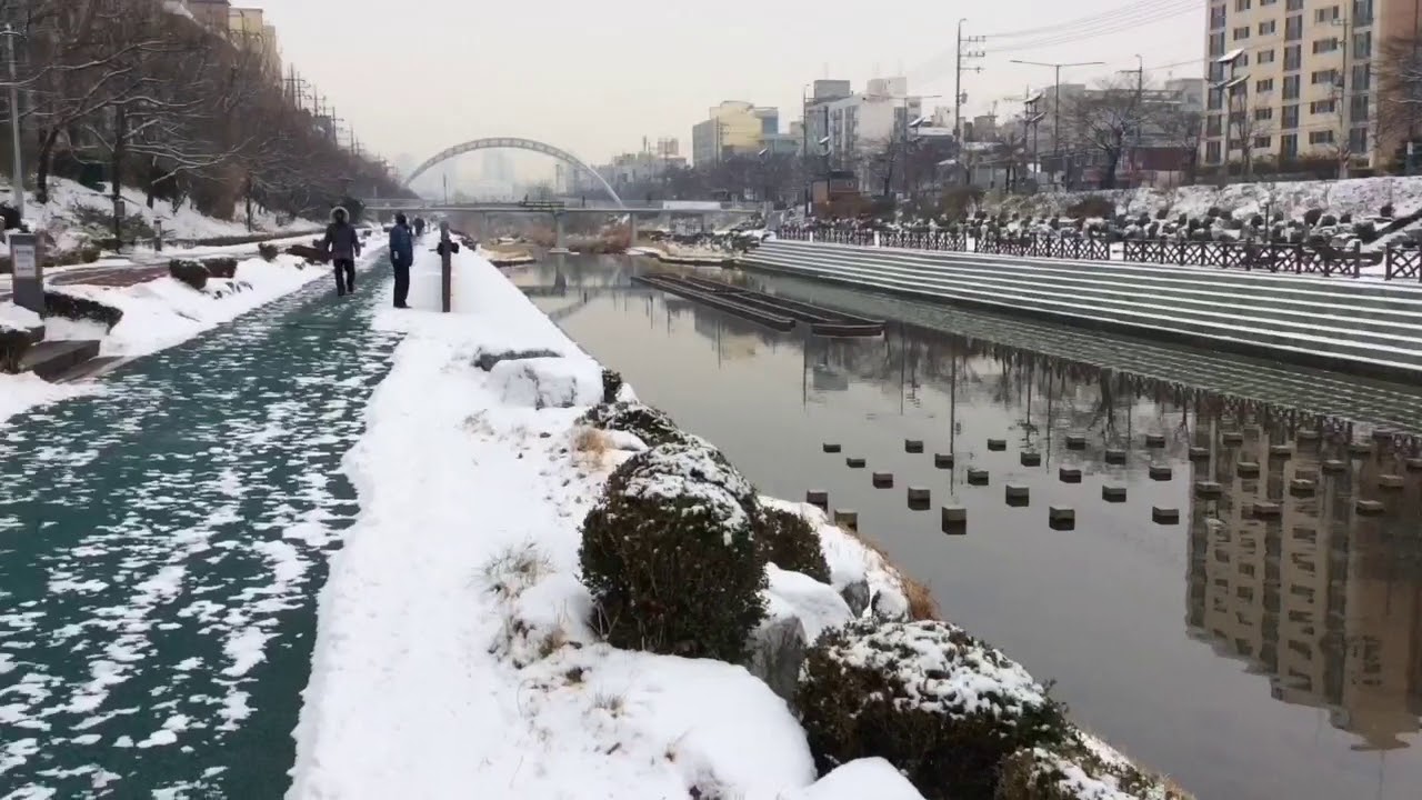Snowy Day Seoul Korea Dec 2017 (Dedicated to My Beautiful Mom & Courageous Dad)