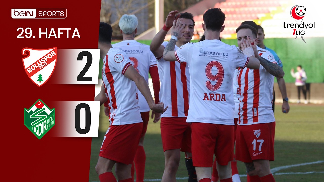 Boluspor (2-0) Iğdır FK | 29. Hafta Maç ÖZETİ | Trendyol 1. Lig - 2025/26