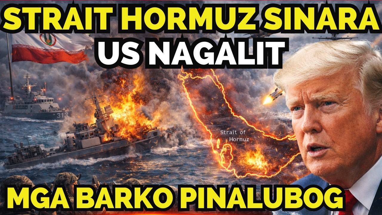 Strait of hormuz SINARADO ng IRAN! US GALIT na GALIT PINALUBOG LAHAT ng mga BARKO ng IRGC!