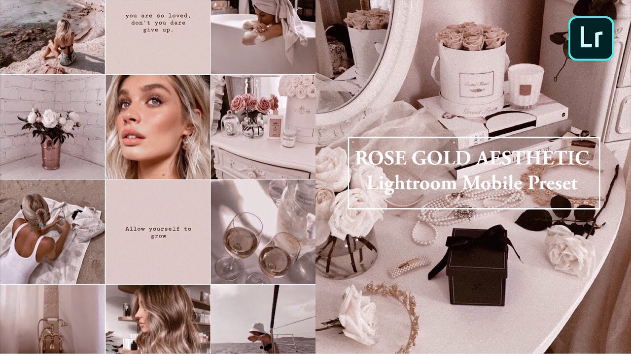 Edit Photo Lightroom Mobile: Achieve Rose Gold Aesthetic Look 