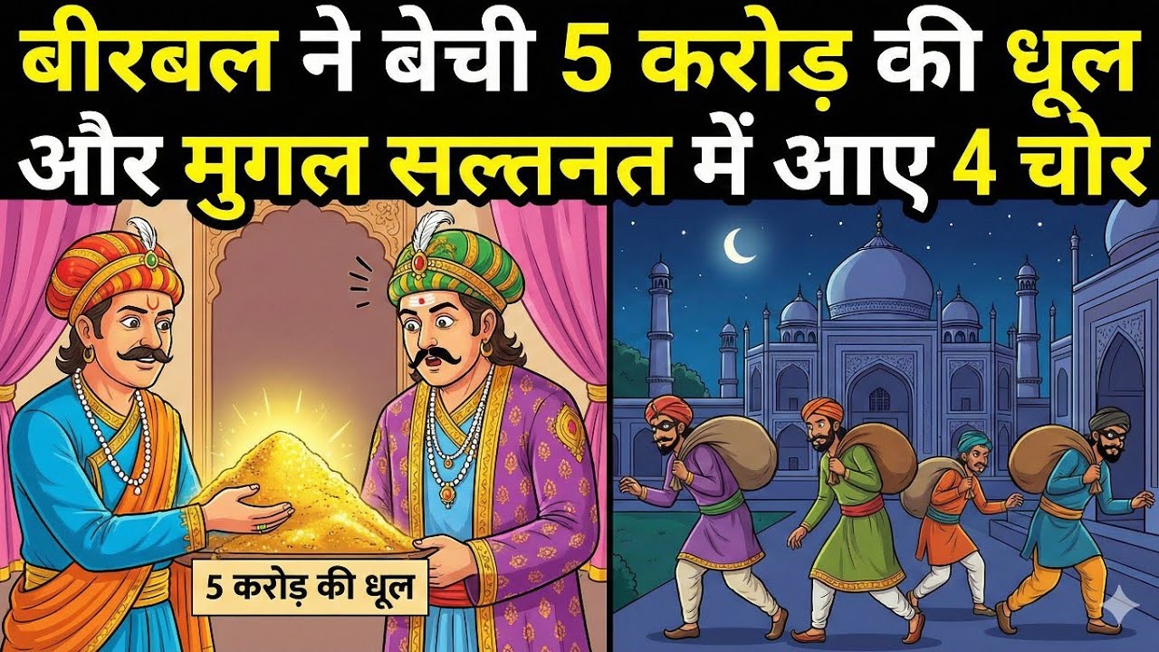 5 करोड़ की धूल बीरबल ने कैसे बेची। अकबर भी चौक गया ये बात सुनकर l akbar birbal hindi kahani 