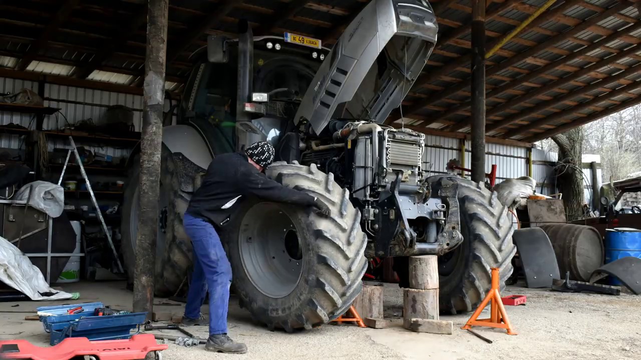 Deutz Fahr Agrotron 6190 Suspension and propshaft  PROBLEMS AND REPAIR