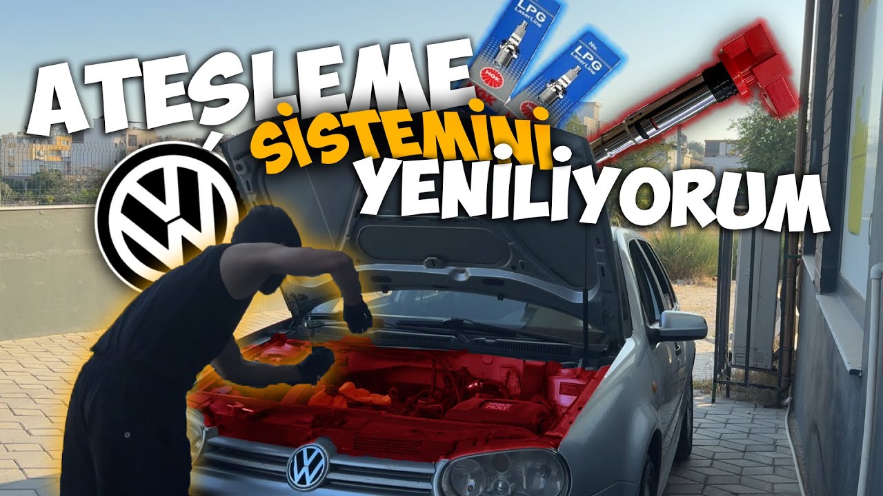 Golf MK4 Yükseltme #2 | NGK Laserline İridyum Bujiler + Bar-Tek Bobin Kombini ve Montajı 🔥