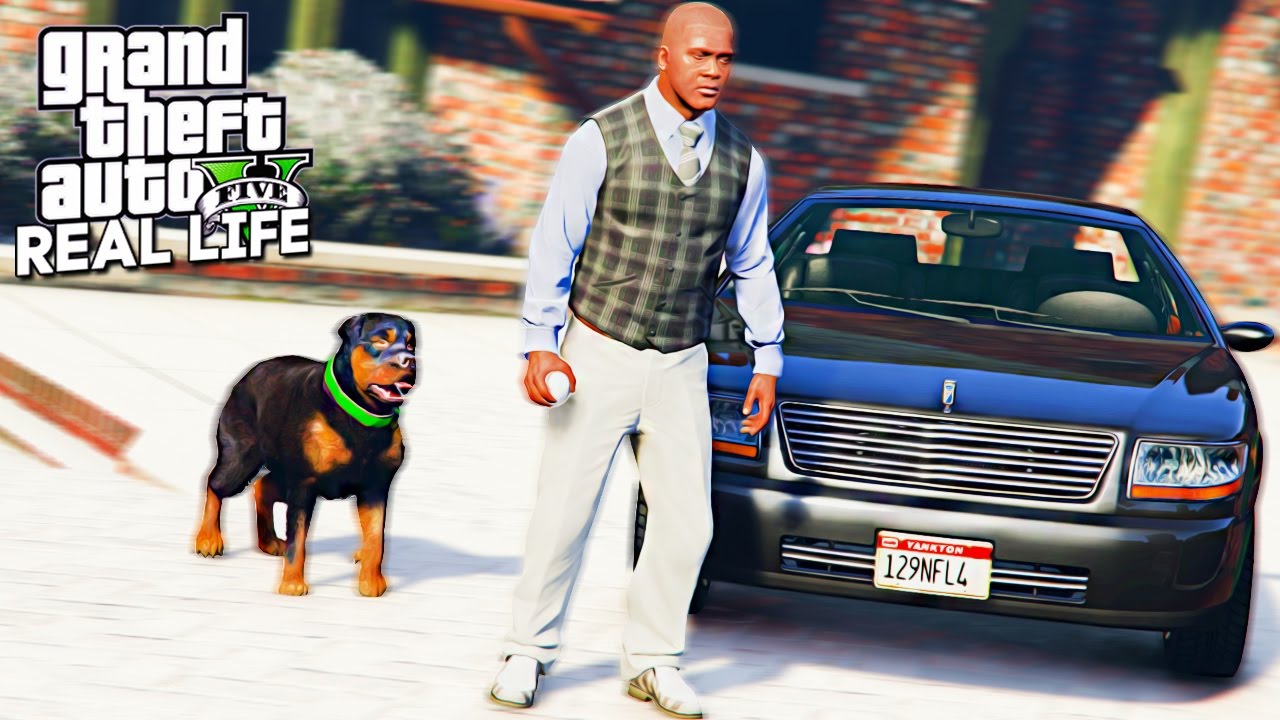 Реальная Жизнь в GTA 5 - МОЙ ПЕС - МОЙ ДРУГ. ГРАБИТЬ БАНК?. ИЗВЕСТИЯ ПОЛИЦЕЙСКИХ БУДНЕЙ.