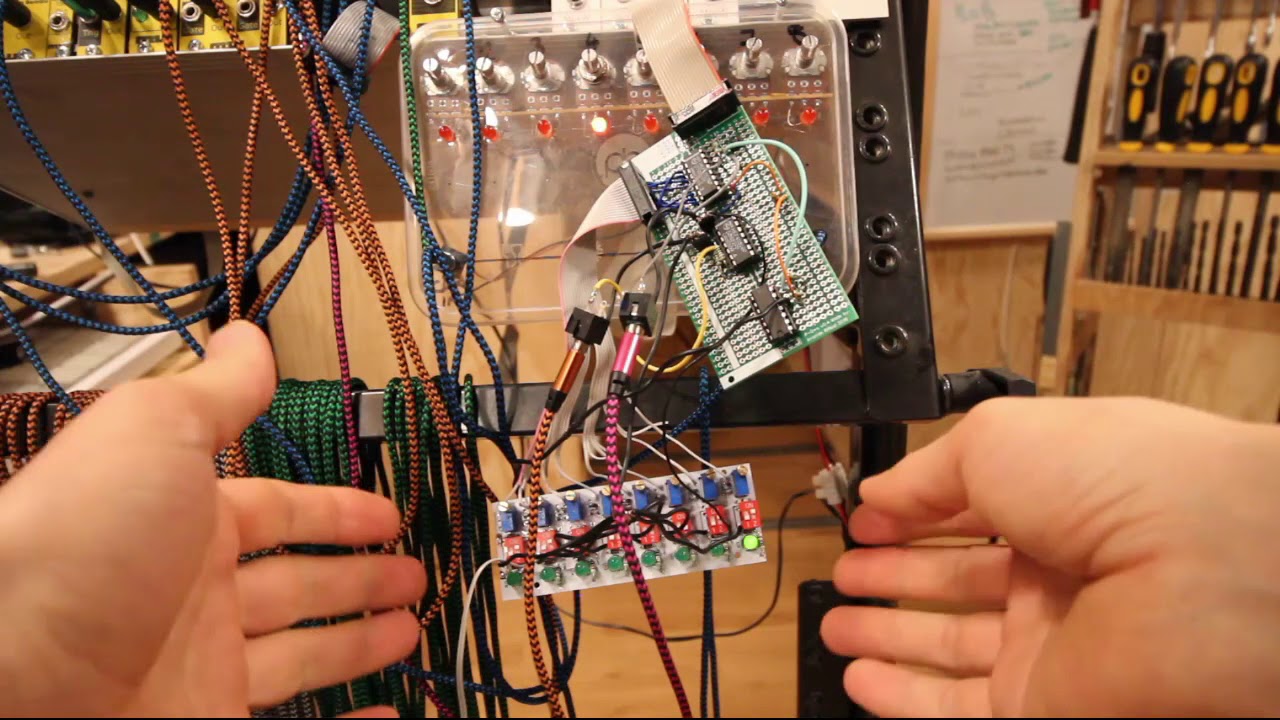 Adding Switches for Gates and Reset to the Baby8 Sequencer - DIY Modular in a Week 10.2