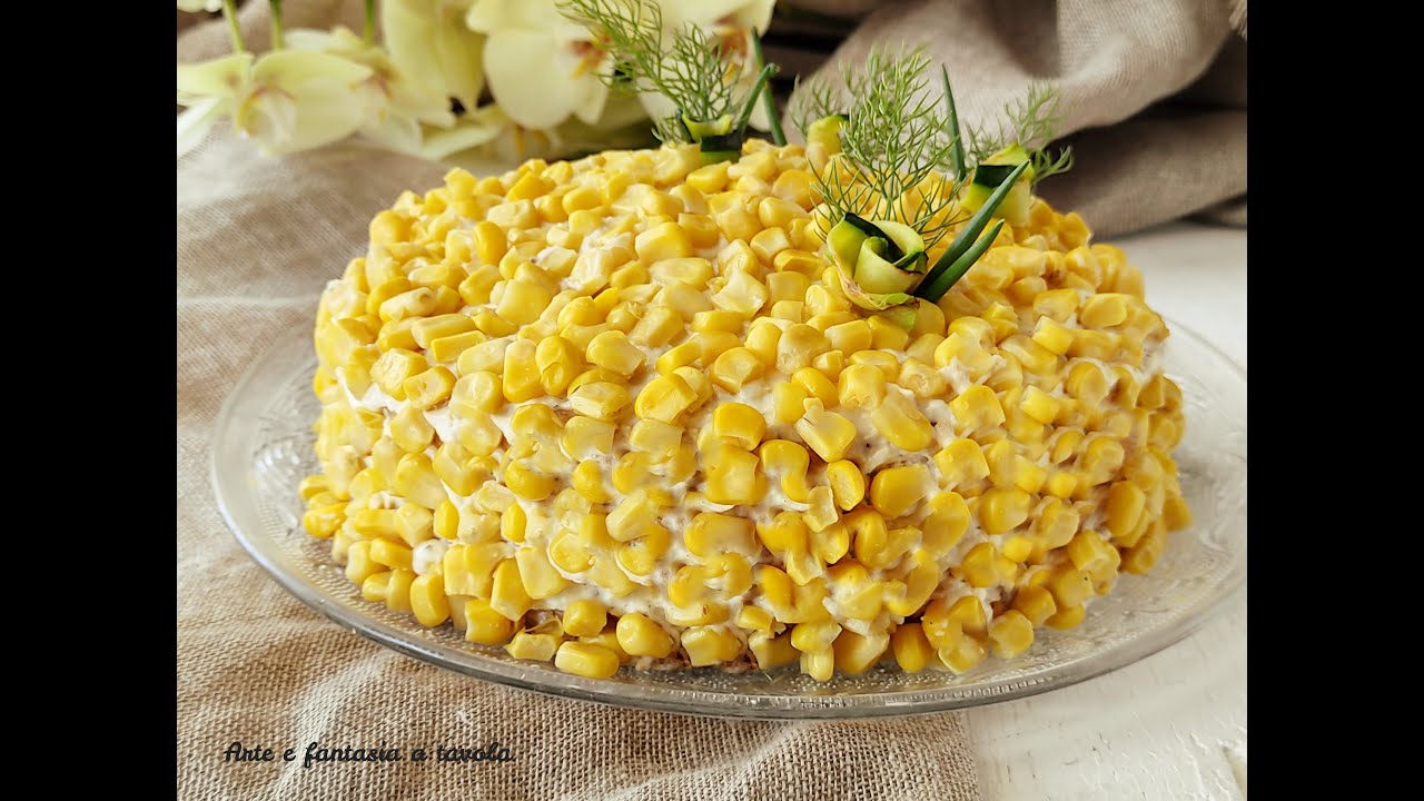 Mimosa salata ottimo antipasto perfetto per la festa delle donne.