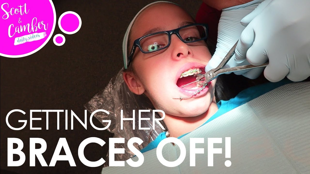MAKAYA GETS HER BRACES OFF AT AGE 10!!!😁 | Scott and Camber