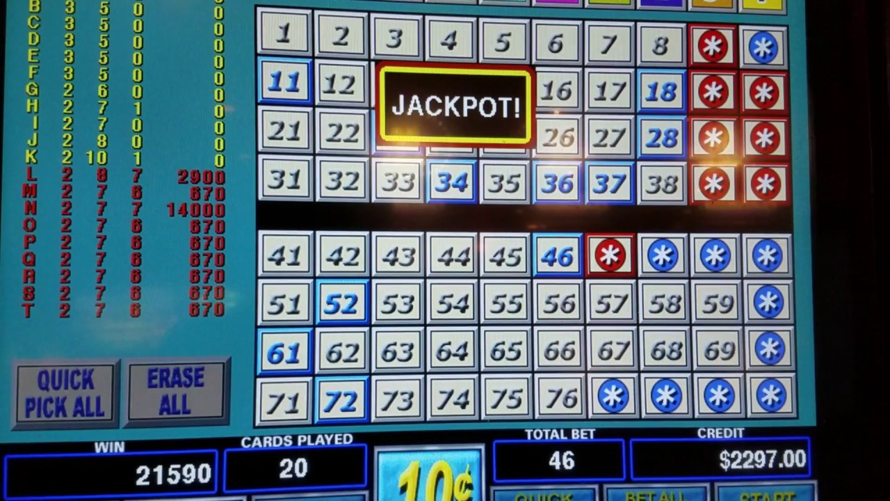 MULTI-CARD KENO JACKPOT!!