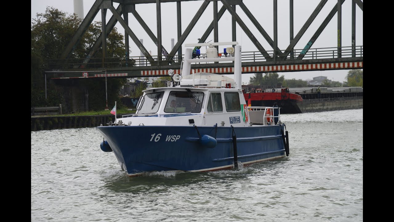 Unterwegs mit der Wasserschutzpolizei