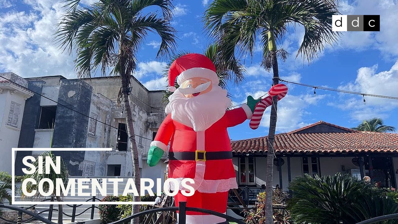 Adornos para otra Navidad entre la basura y la precariedad en La Habana