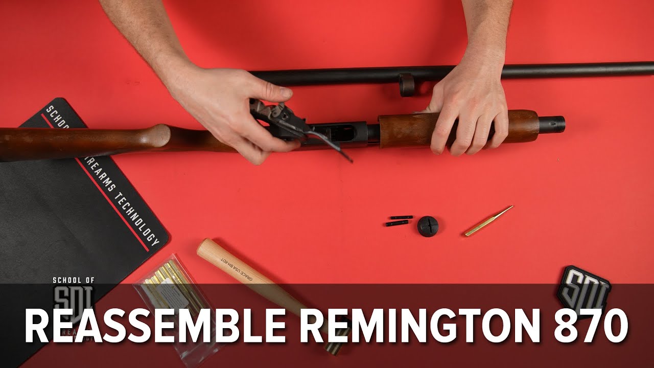 Reassembling a Remington 870