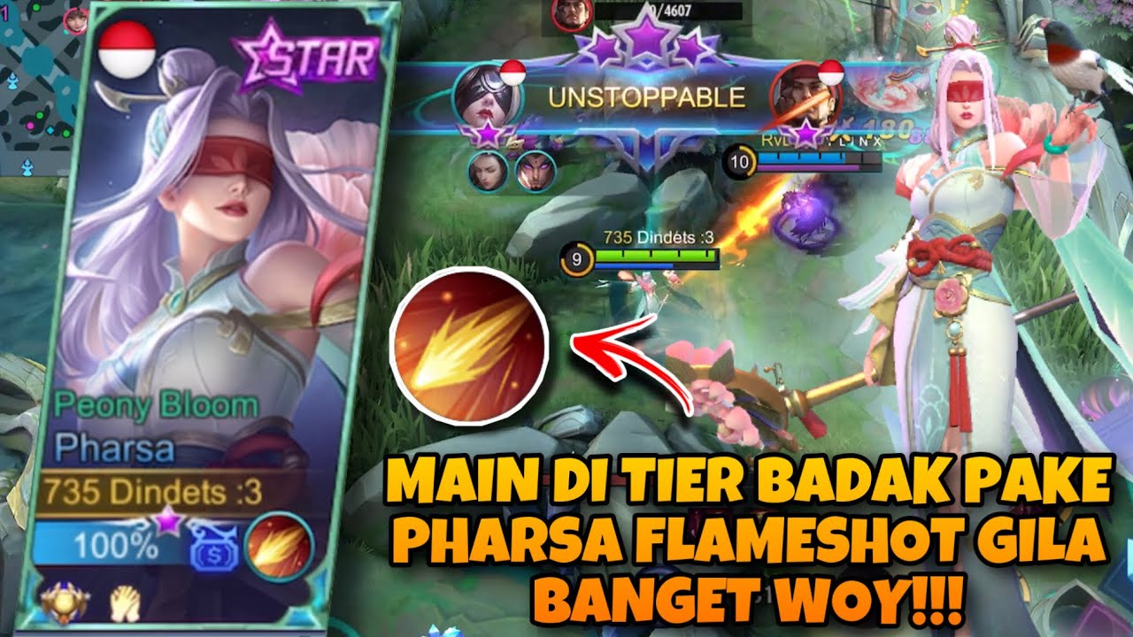 MAIN DI TIER BADAK PAKE PHARSA FLAMESHOT AUTO SREPET!!!