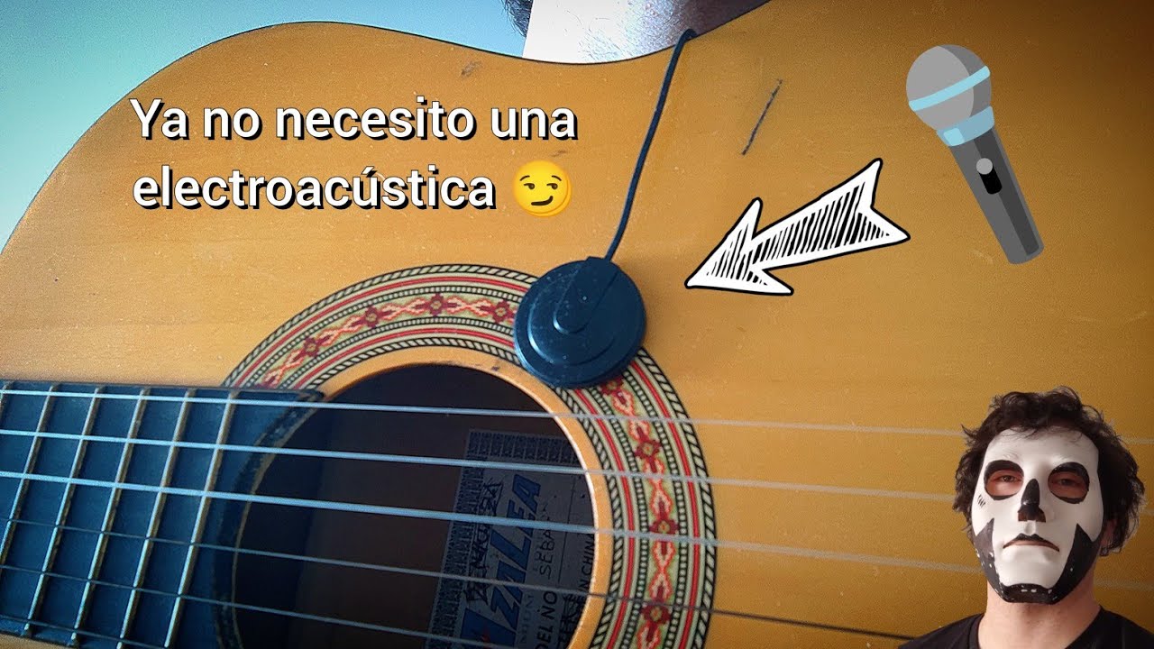 Reviv&iacute; mi Guitarra Ac&uacute;stica con este micr&oacute;fono ultra barato 🤯