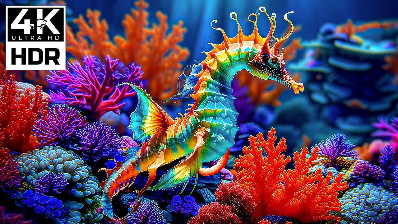 The Best 4K Aquarium – Discover a Stunning Underwater World with Calm Ocean Sounds