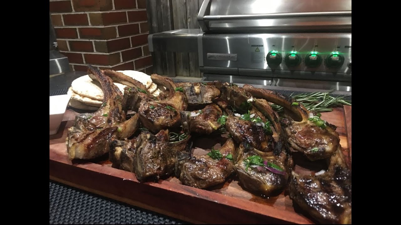 Greek Style Lamb (κοτολέτες or παϊδάκια) cutlets with olive oil, lemon and herb marinade