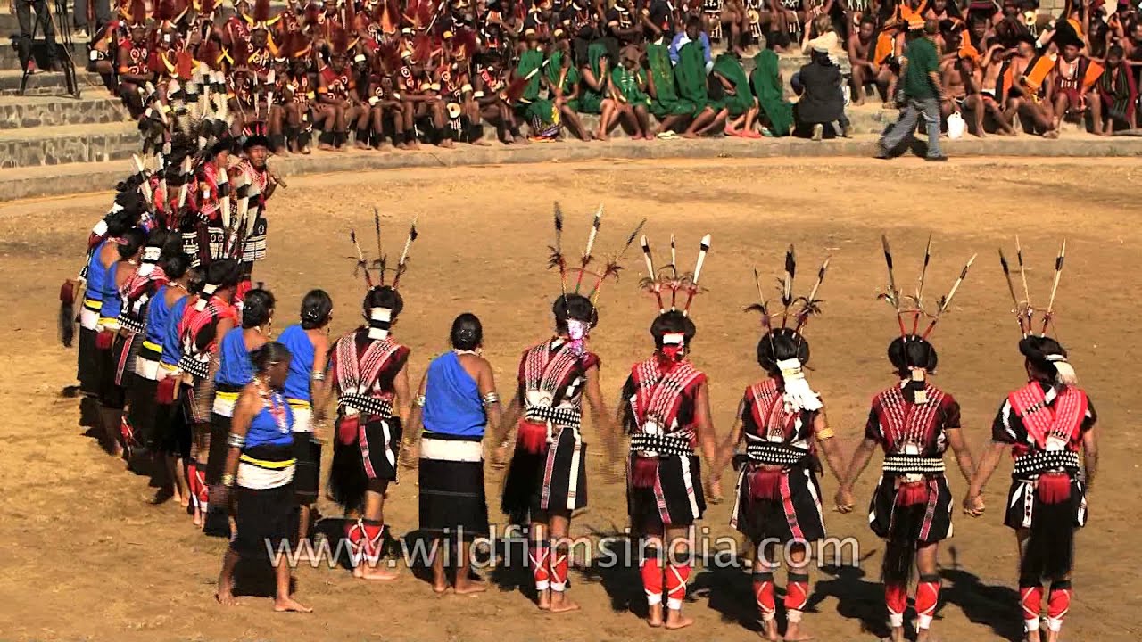 Rengma folk dance performed at Hornbill Festival