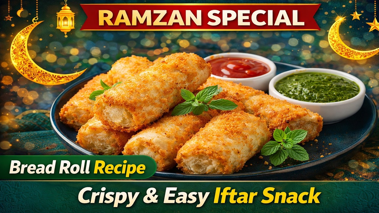Ramadan Special Bread Rolls | Easy Chicken / Potato Bread Roll Recipe