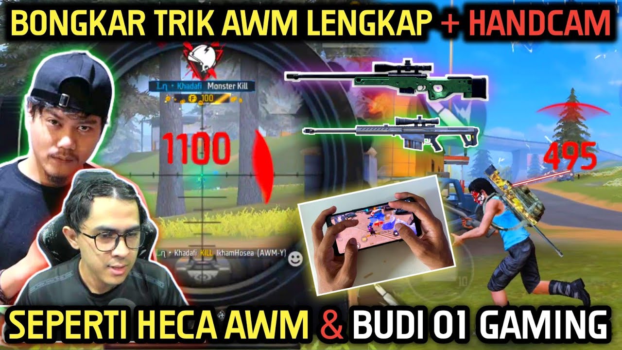 TIPS TRIK LINCAH AWM SEPERTI HECA AWM & BUDI01 GAMING ( Player HP ) CARA JAGO MAIN FF 2025