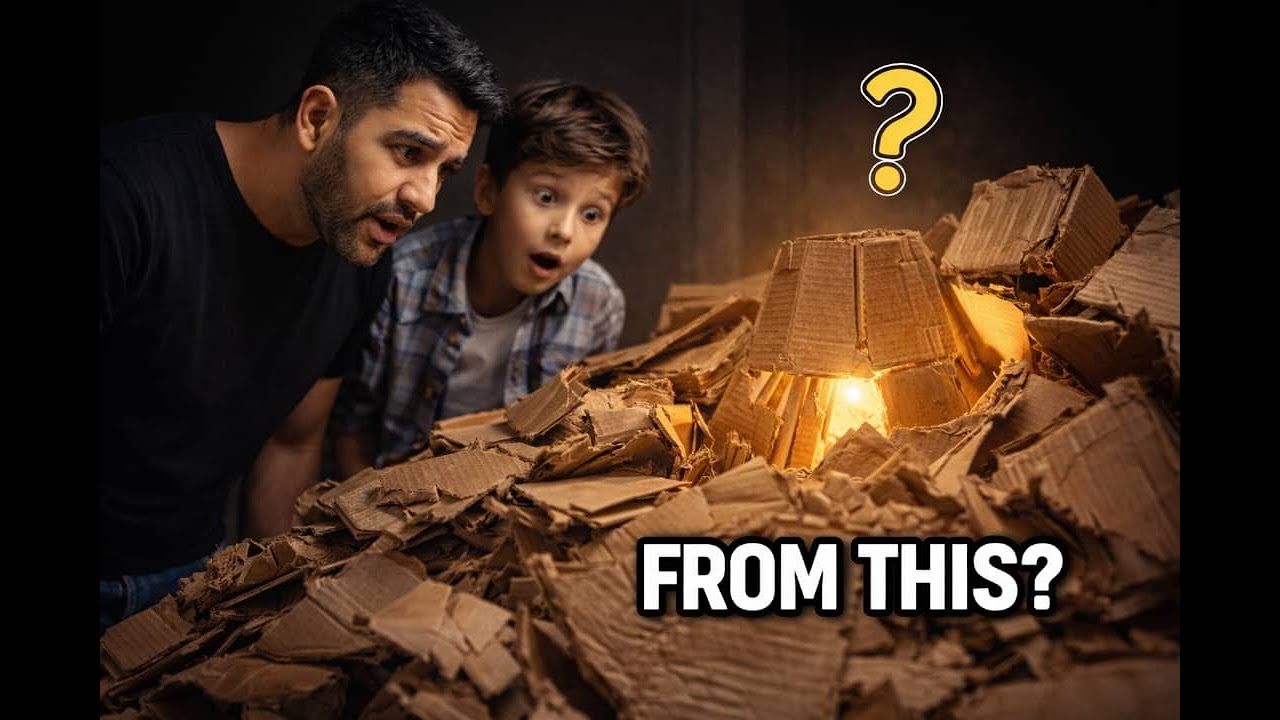 Millions of people don’t know what something amazing can be made from waste cardboard
