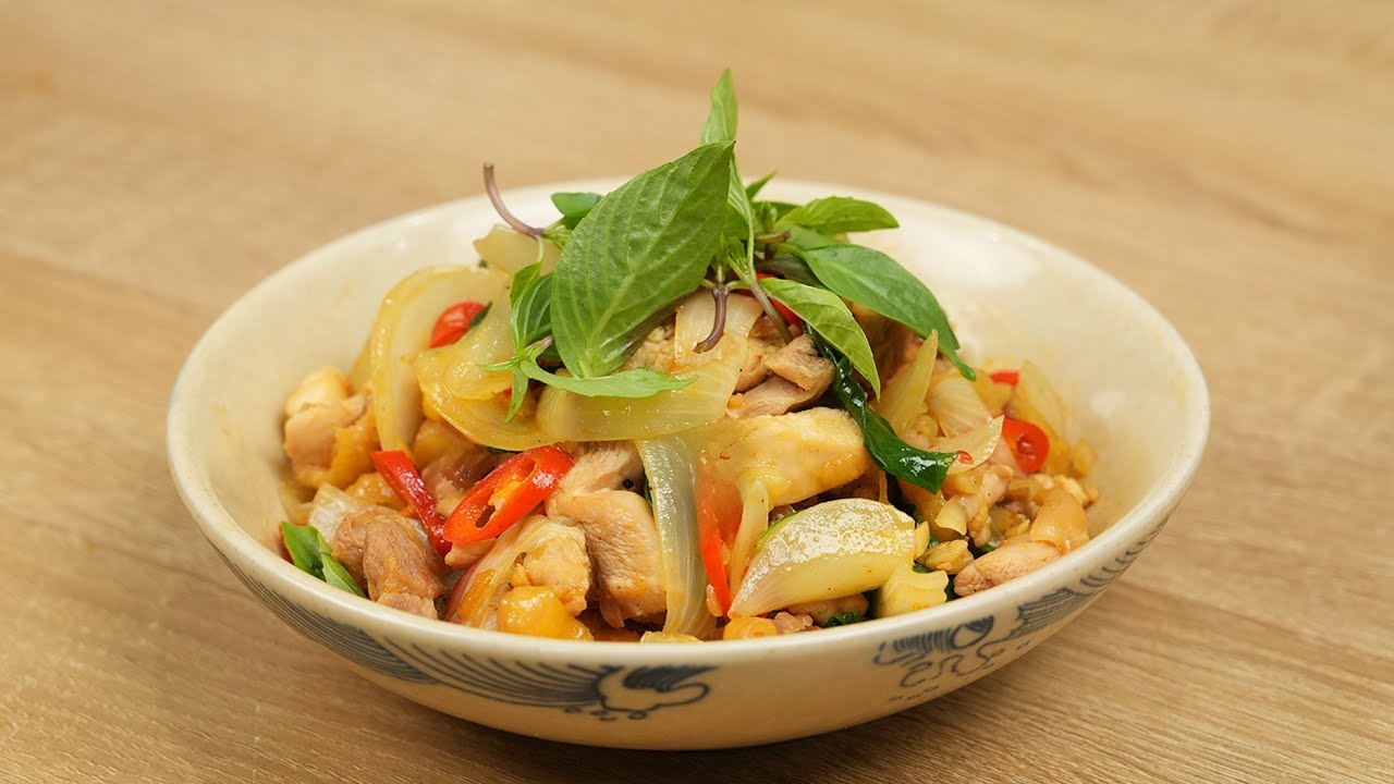G&Agrave; X&Agrave;O L&Aacute; QUẾ - M&oacute;n Ngon Đơn Giản, Thơm v&agrave; Đưa Cơm | Cookbeo