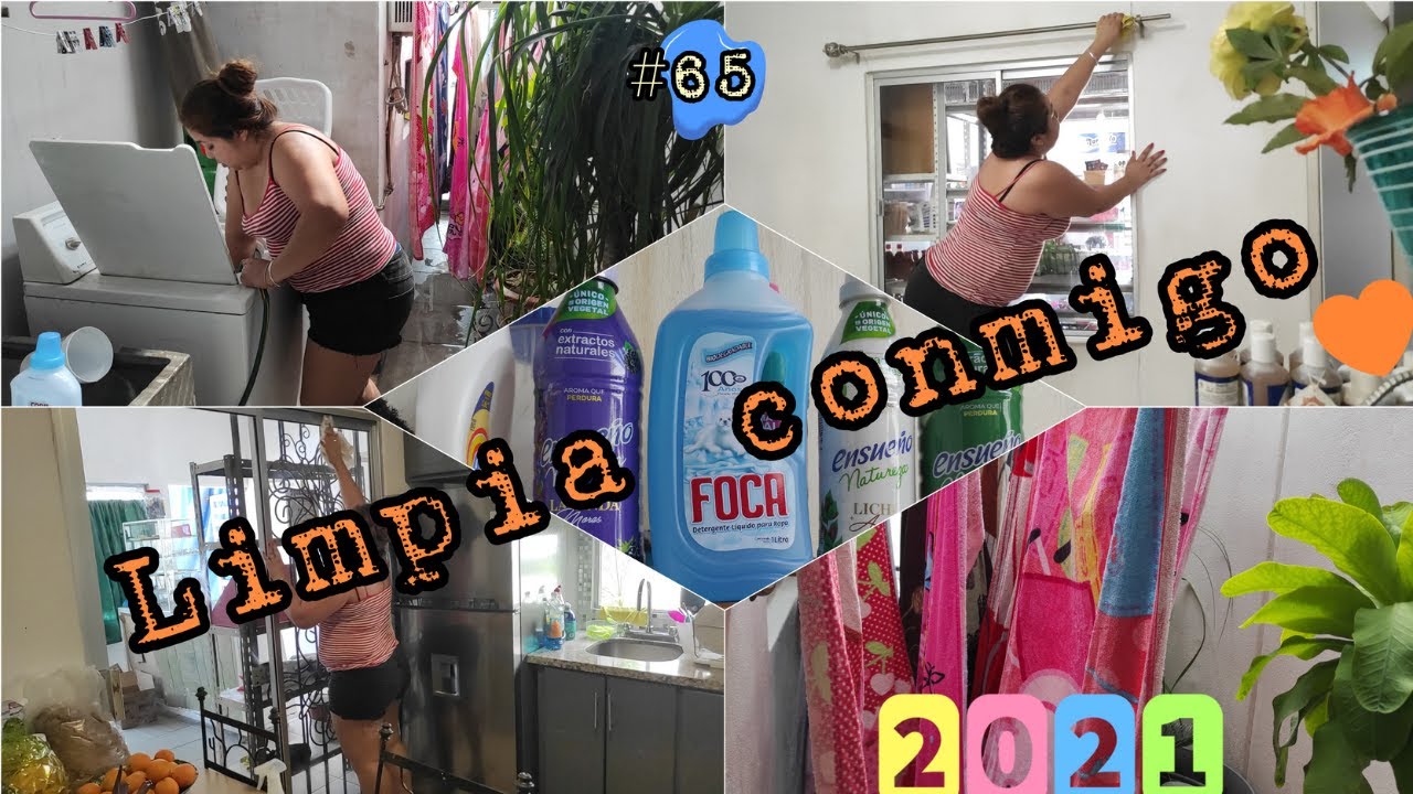 limpia conmigo / motivación para lavar y limpiar. casa Infonavit.