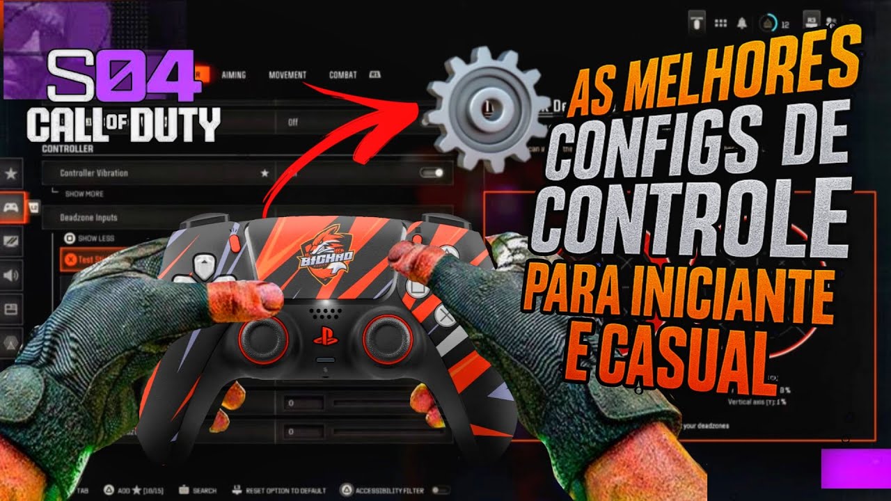 🎮 AS MELHORES CONFIGS DE CONTROLE PARA INICIANTES E CASUAIS