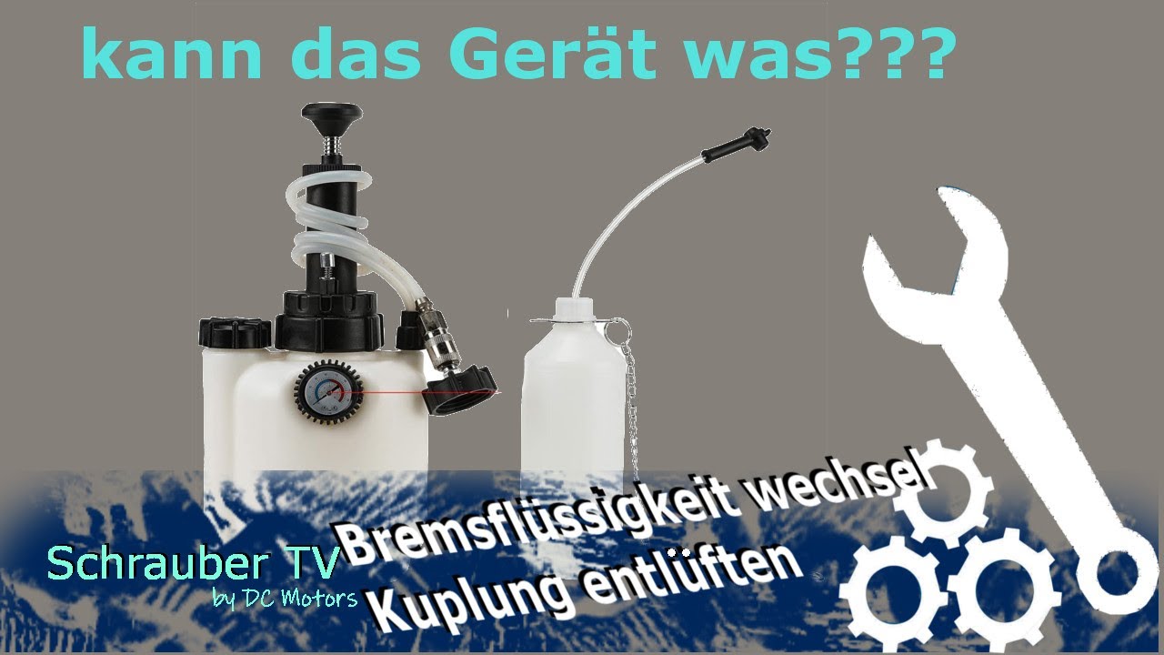 Bremsflüssigkeit wechseln / Kupplung entlüften