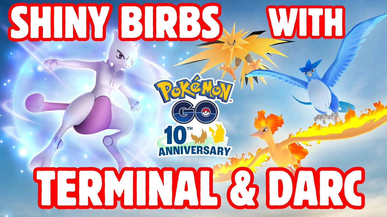 LIVE: ✨BOOSTED SHINY WILD BIRDS ✨ 30TH ANNIVERSARY EVENT w/ Terminal & Darc 🔴 Pokémon GO 🔴