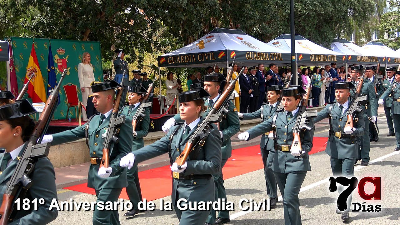 Alhama acoge el acto solemne de celebración del 181º aniversario de la Guardia Civil