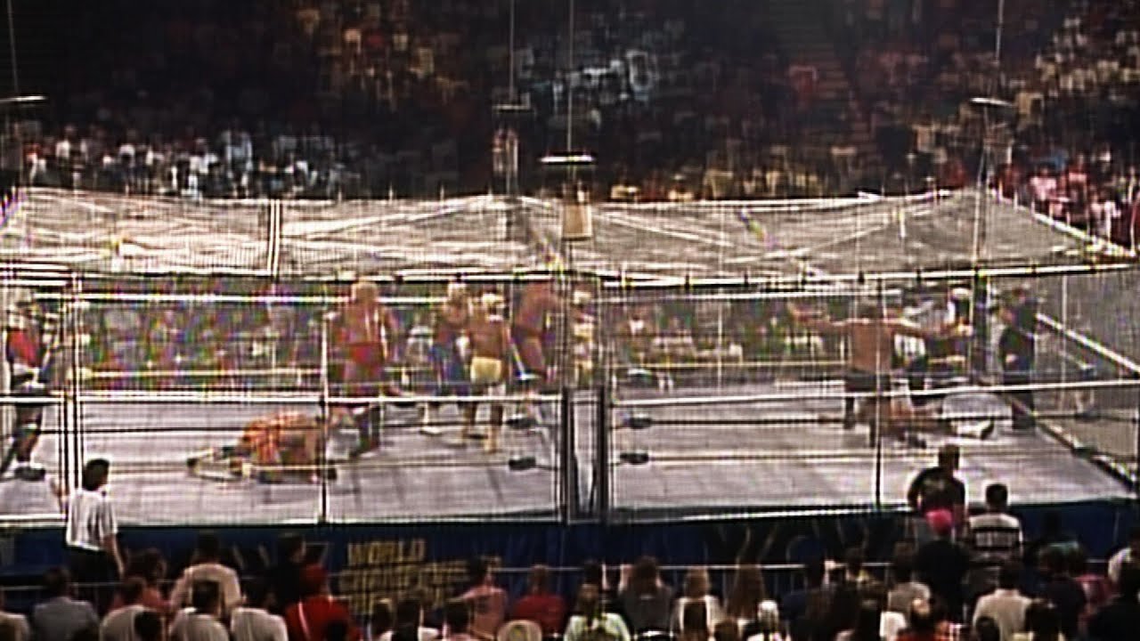 Стинг, Брайан Пиллман и братья Штайнер против Четырёх Всадников — матч WarGames: WCW WrestleWar 1991