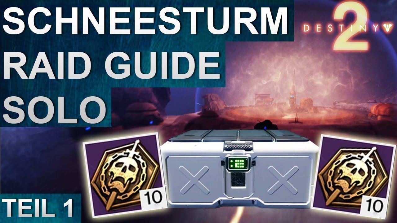 Destiny 2: Tiefsteinkrypta Raid Schneesturm / Sparrow Phase & 1. Kiste Solo Guide (Wurde gepatched)