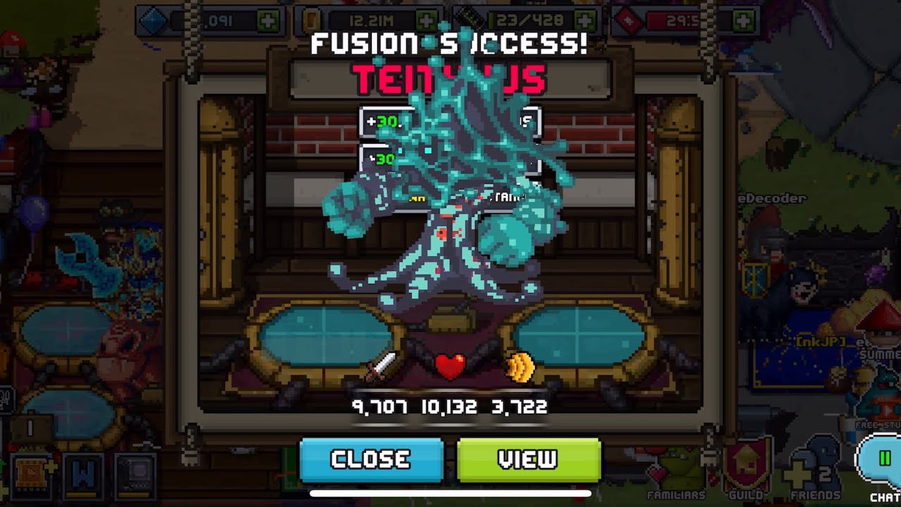 Bit Heroes | Fusing the BEST familiar in the game!! TEITHYUS