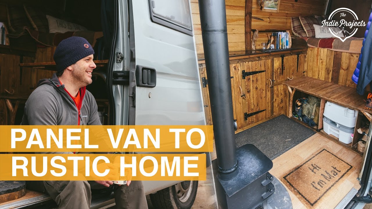Beautiful Rustic Self Build Van Tour