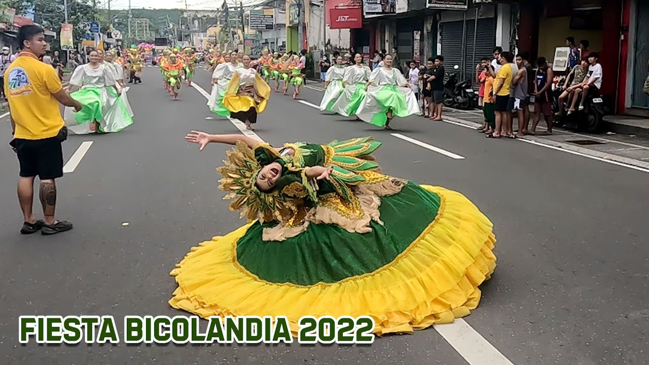 1st Fiesta Bicolandia 2022 - Street Dancing Parade in Legazpi City Albay Philippines