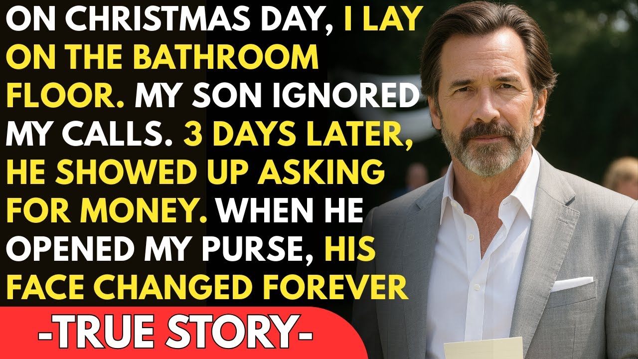 On Christmas Day, I Lay On The Bathroom Floor As He Ignored Me—Later He Needed Money. I Said ‘Check’