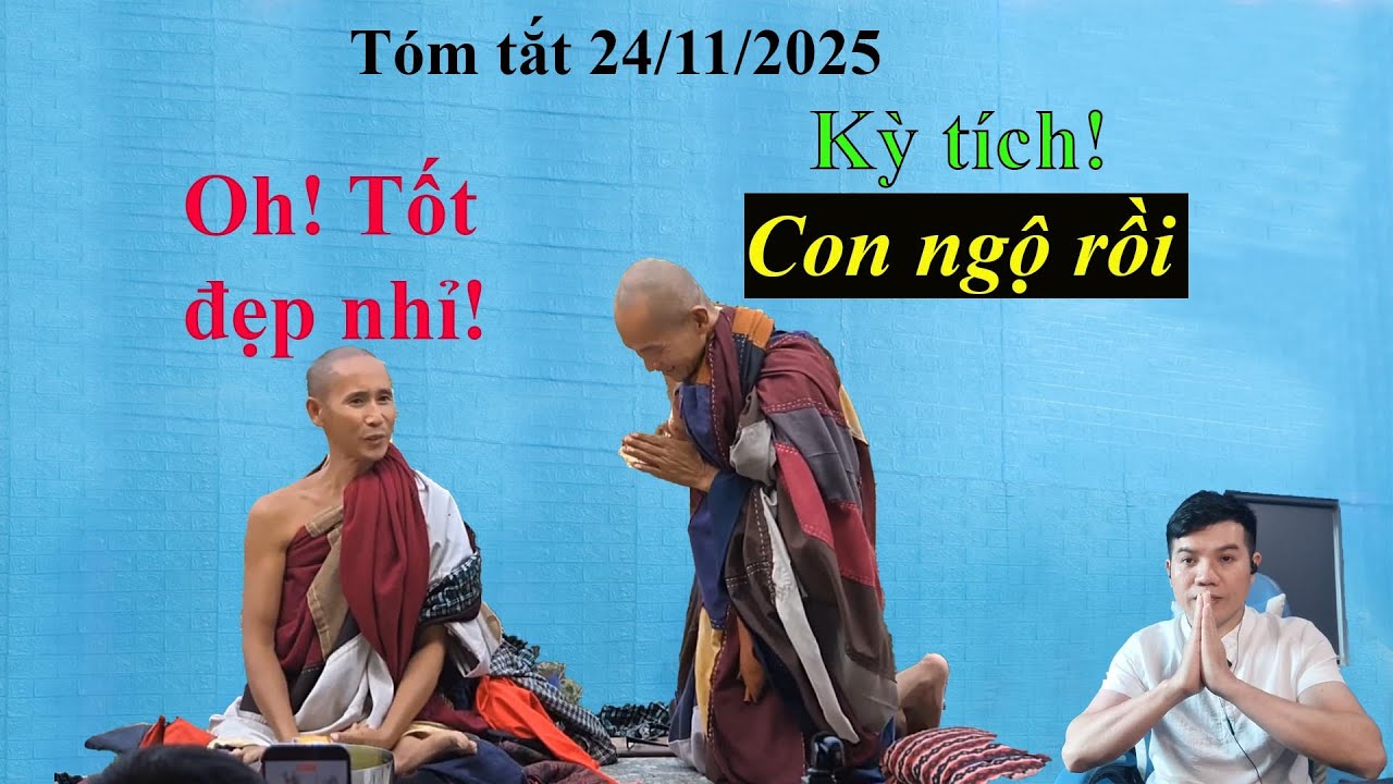 Thầy Minh Hiền khai ngộ rồi qu&yacute; vị ơi! Đ&acirc;y l&agrave; vị huynh đệ tinh tấn nhất của thầy Minh Tuệ