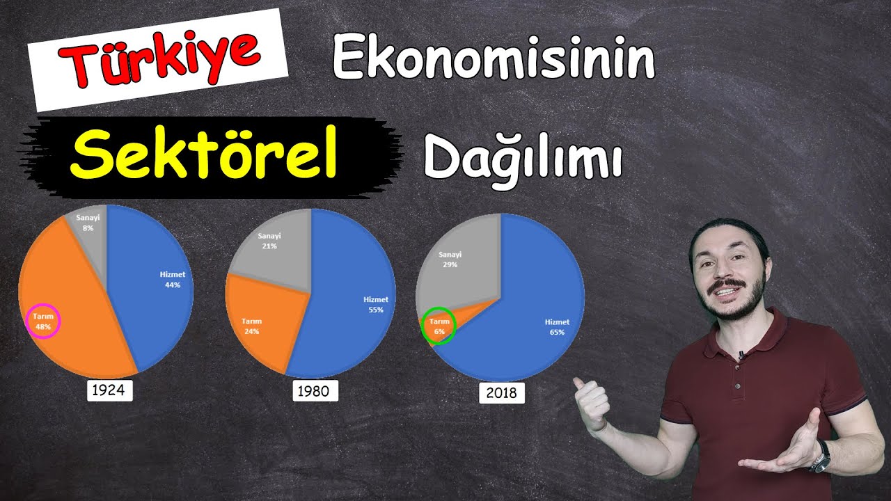 T&uuml;rkiye Ekonomisinin Sekt&ouml;rel Dağılımı  11.sınıf Coğrafya 📌Ayt coğrafya 📂 PDF