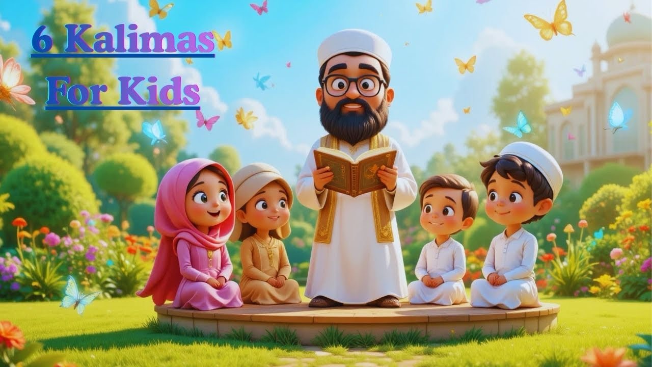 SIX KALIMAS OF ISLAM 🤍 || ISLAMIC LEARNING FOR KIDS || TINY STARS KIDS