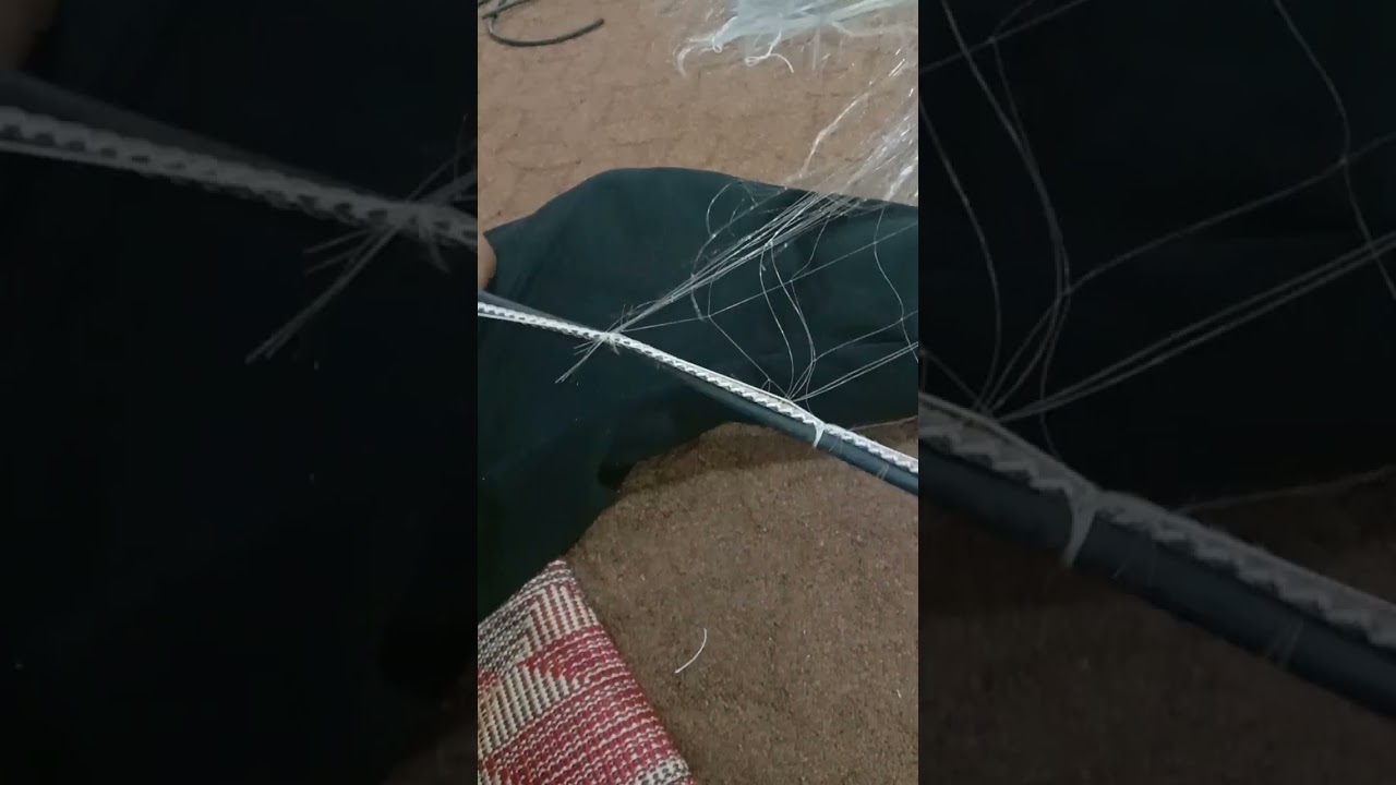 طريقة صنع شبكة صيد الأسماك