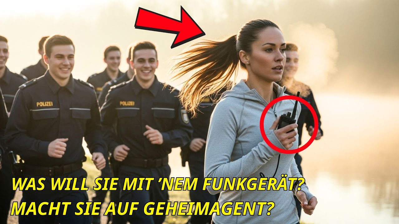 Sie joggte am Flussufer – bis das Funkgerät knackte ‚Feldwebel Groß, Sektor Sieben, sofort