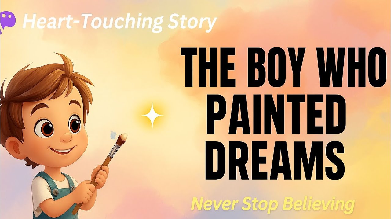 “The Boy Who Painted Dreams”Inspiring Short Story 🎨✨/